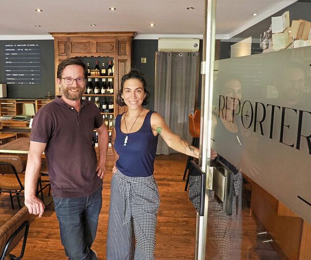 Valeria Melo und Matthias Wieland wollen mit „Der Reporter“ an die Tradition der italienischen Literaturcafés anknüpfen.