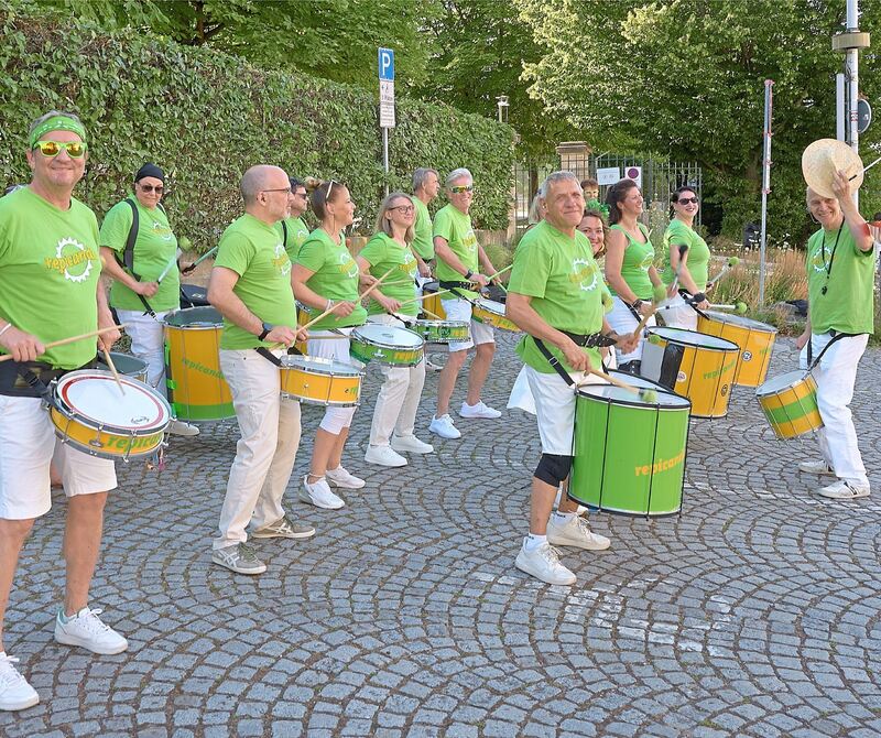 Support am Streckenrand. Support am Streckenrand.