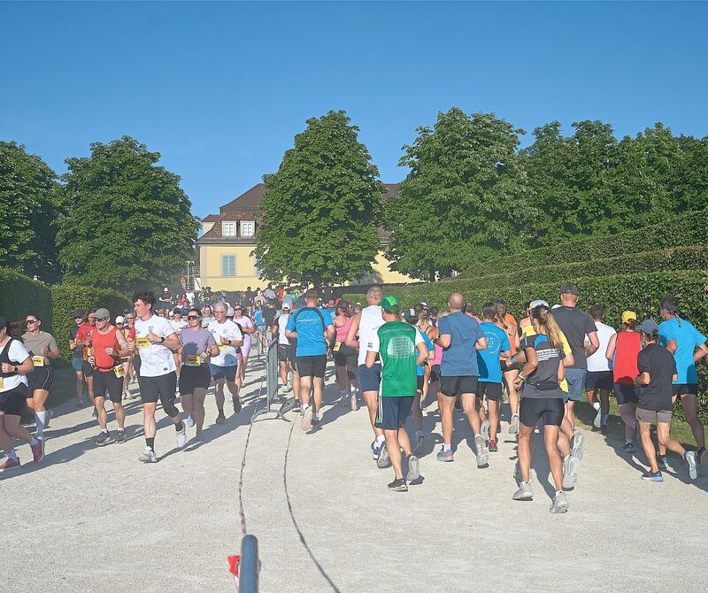 Gegenverkehr im Blüba. Gegenverkehr im Blüba.
