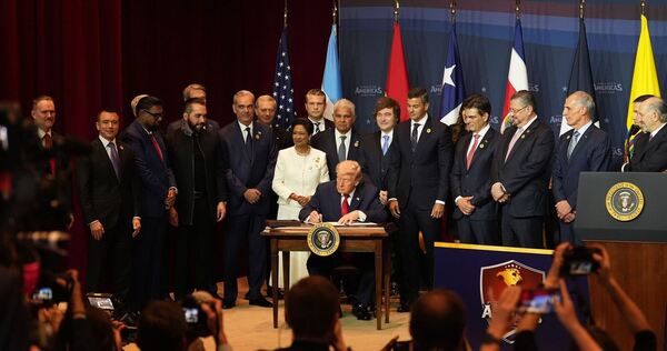 Trump empfängt Regierungschefs aus Lateinamerika und Karibik
