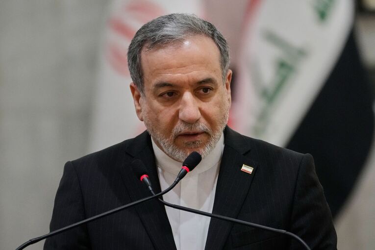 Irans Außenminister Abbas Araghtschi  im Irak