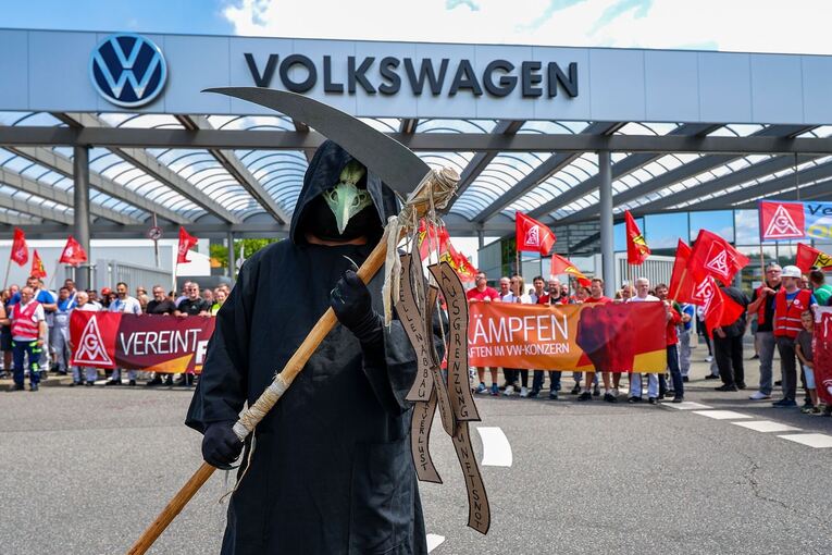 VW-Aufsichtsrat und IG-Metall-Protesttag - Zwickau VW-Aufsichtsrat und IG-Metall-Protesttag - Zwickau