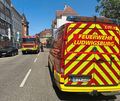 Feuerwehreinsatz in der Uhlandstraße in Ludwigsburg. Feuerwehreinsatz in der Uhlandstraße in Ludwigsburg.