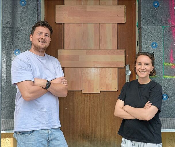 Marileen und Patrik Horner in ihrem Haus in der Ludwigsburger Oststadt.