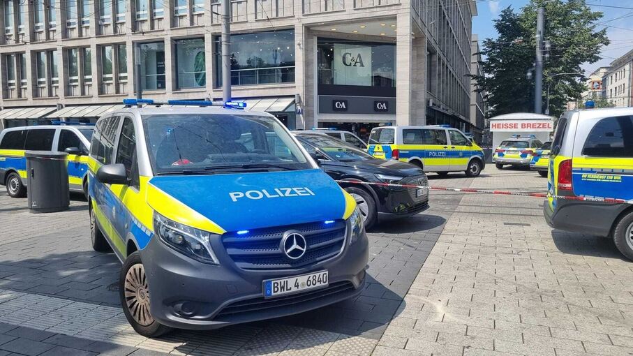 Größerer Polizeieinsatz in Mannheim Größerer Polizeieinsatz in Mannheim