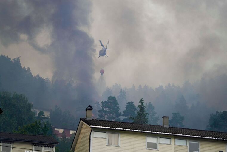 Brand in Drammen Brand in Drammen