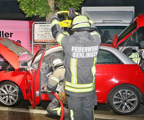 Auch eine Wärmebildkamera war im Einsatz. Auch eine Wärmebildkamera war im Einsatz.