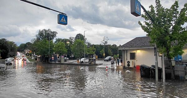 How well is the Ludwigsburg district protected against flooding?