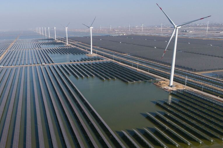Solar- und Windanlagen in China Solar- und Windanlagen in China