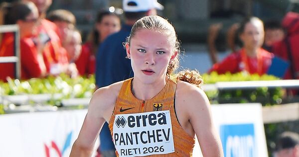 Platz vier bei der U18-EM: Anna Pantchev vom LAZ Ludwigsburg im Nationaltrikot. Screenreader