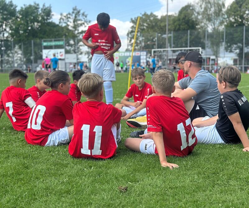 Das Schweizer Team sammelt seine Kräfte. Das Schweizer Team sammelt seine Kräfte.
