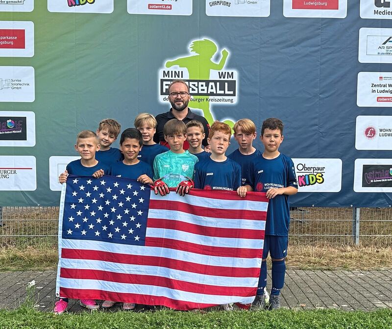 Das Team USA (MTV Ludwigsburg) ist bereit für die Spiele. Das Team USA (MTV Ludwigsburg) ist bereit für die Spiele.