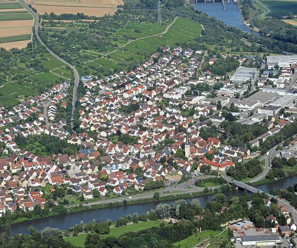 Blick auf Neckarweihingen. Der Stadtteil verliert nach über 50 Jahren sein Bürgerbüro.