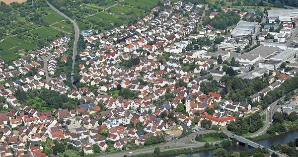 Blick auf Neckarweihingen. Der Stadtteil verliert nach über 50 Jahren sein Bürgerbüro.