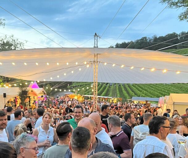 Wein, Sekt, Live Musik und Buttenlauf. Beim Beilsteiner Weinbergfest kommt jeder auf seine Kosten.
