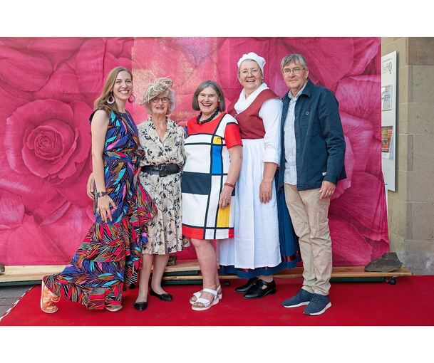Das Organisatoren-Team freut sich über die gelungene Veranstaltung: (von links) Natascha Haupt, Traudl Ogrowsky, Erika Kerstan, Ursula Pressel und Lorenz Obleser.