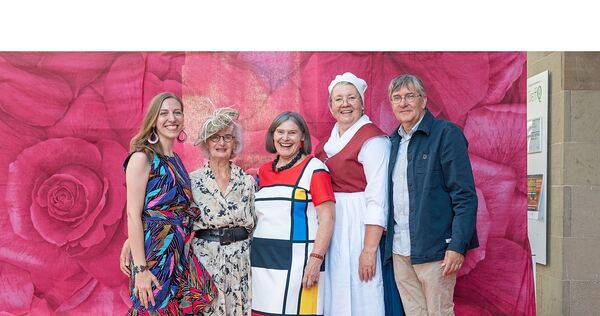 Das Organisatoren-Team freut sich über die gelungene Veranstaltung: (von links) Natascha Haupt, Traudl Ogrowsky, Erika Kerstan, Ursula Pressel und Lorenz Obleser.