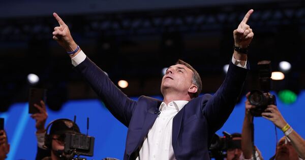 Flavio Bolsonaro beim Parteitag Flavio Bolsonaro beim Parteitag