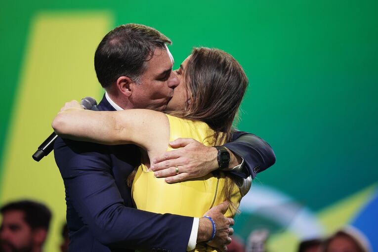 Flavio Bolsonaro beim Parteitag Flavio Bolsonaro beim Parteitag