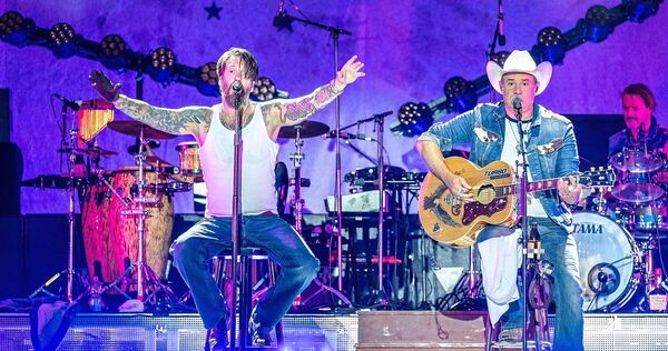 Ode an den American Way of Life: The BossHoss bei ihrem Auftritt im Schlosshof.