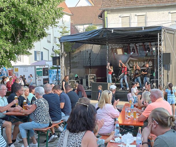 Die Band Campus hat am Freitagabend gespielt.