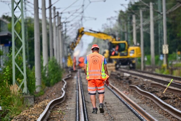 Bauarbeiten bei der Bahn Bauarbeiten bei der Bahn