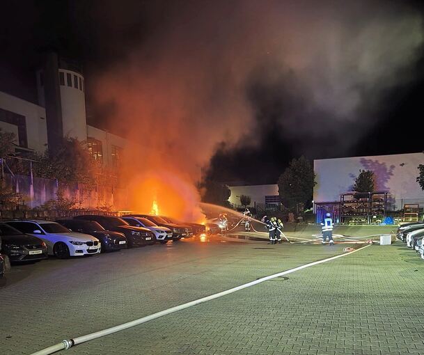Die Feuerwehr muss ausrücken.