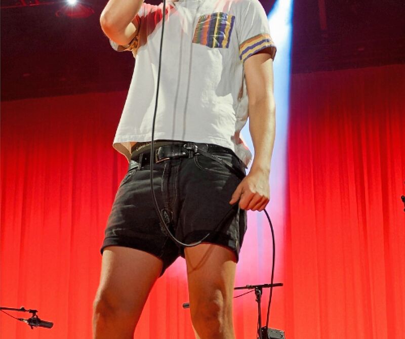 Gute Idee: Kurze Hose bei knapp 30 Grad am Abend.