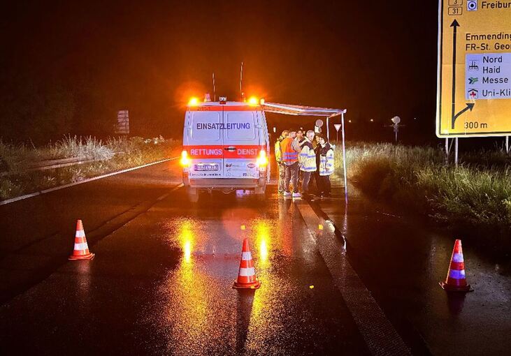 Unfall mit drei Toten in Freiburg Unfall mit drei Toten in Freiburg