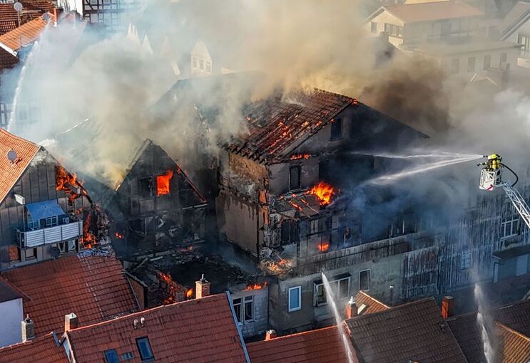 Brand in Lauterbach Brand in Lauterbach