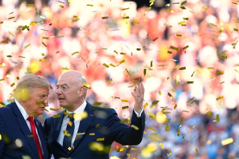 Donald Trump und Gianni Infantino Donald Trump und Gianni Infantino