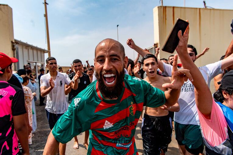Migranten in Spanien-Exklave Ceuta Migranten in Spanien-Exklave Ceuta