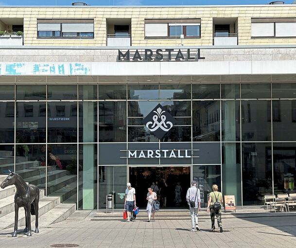 Das Einkaufszentrum Marstall in der Ludwigsburger Innenstadt.