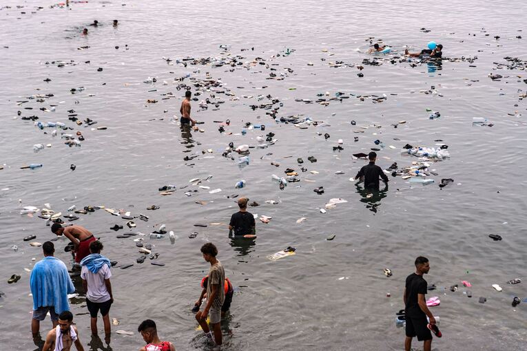 Migranten in Spanien - Ceuta Migranten in Spanien - Ceuta