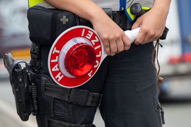 Grenzkontrollen Bundespolizei an A8 Grenzkontrollen Bundespolizei an A8