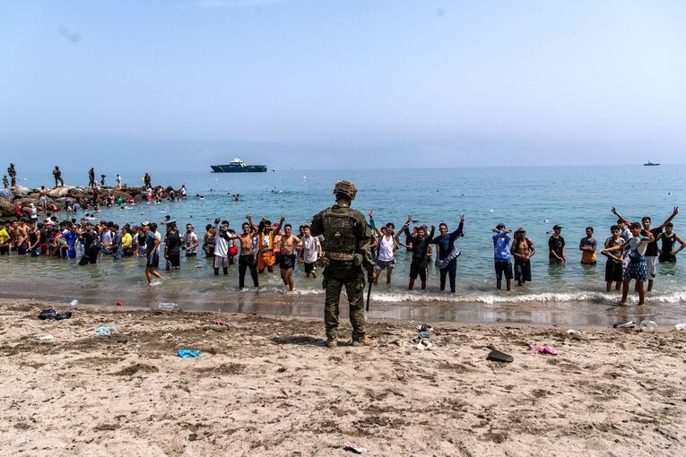 Migranten in Spanien - Ceuta
