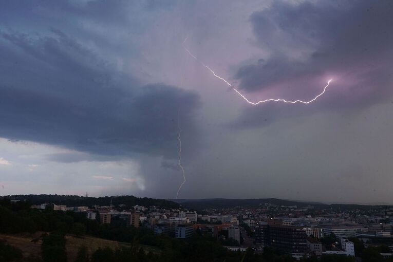 Unwetter in Baden-Württemberg