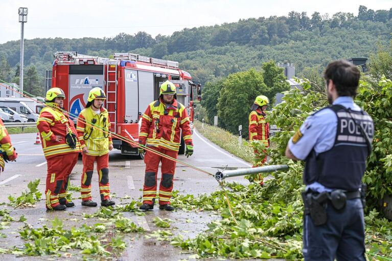 Unwetter in Baden-Württemberg Unwetter in Baden-Württemberg