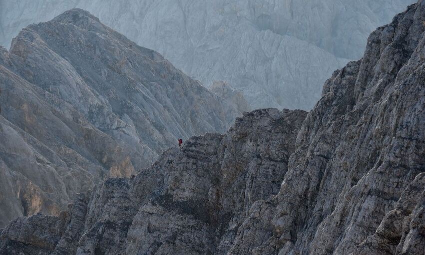 Jubiläumsgrat nahe der Zugspitze Jubiläumsgrat nahe der Zugspitze