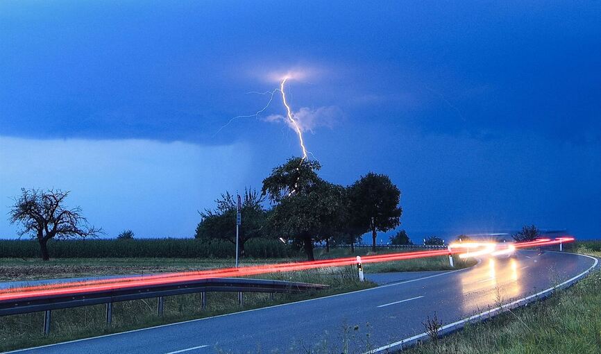 Unwetter in Baden-Württemberg