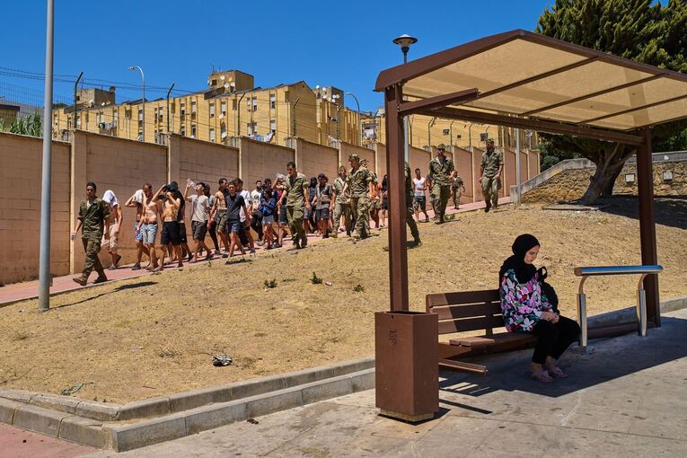 Migranten in Spanien - Ceuta Migranten in Spanien - Ceuta