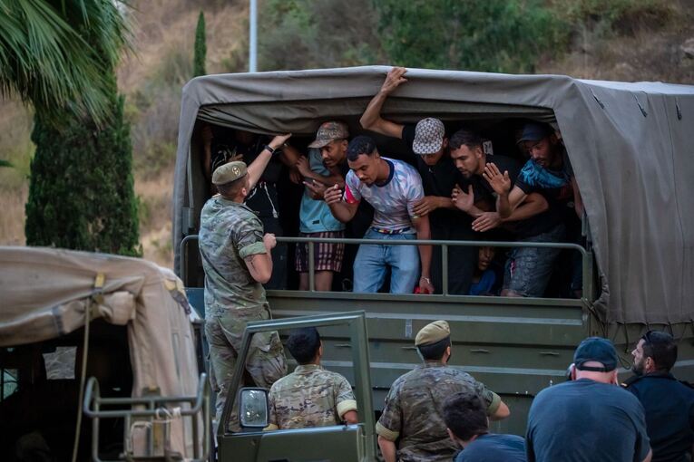 Migranten in Spanien - Ceuta
