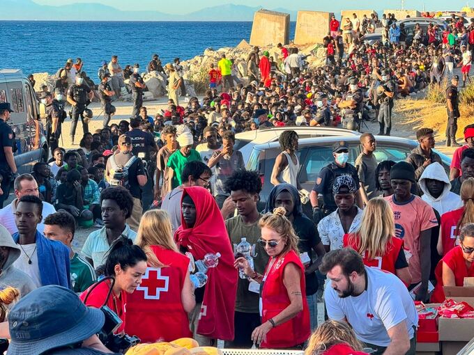 Migranten in Spanien - Ceuta Migranten in Spanien - Ceuta