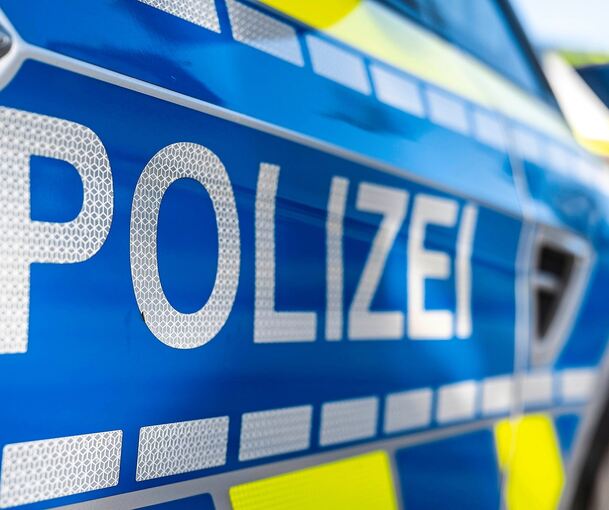 Ein Streifenwagen der Polizei. Ein Streifenwagen der Polizei.