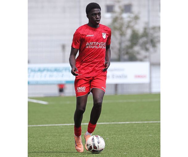 Möchte auch in der kommenden Saison mit Löchgau angreifen: Youngster Mo Gueye.