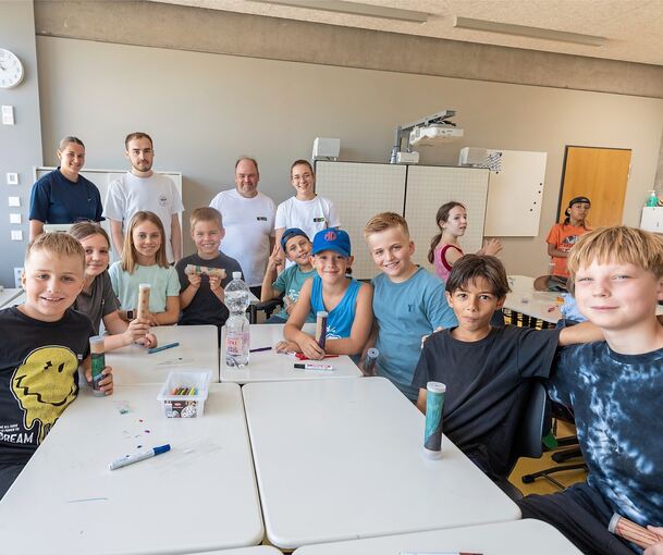 In der Friedrich-von-Keller-Schule toben sich die Kinder kreativ aus.