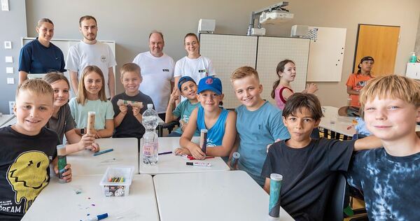 In der Friedrich-von-Keller-Schule toben sich die Kinder kreativ aus.