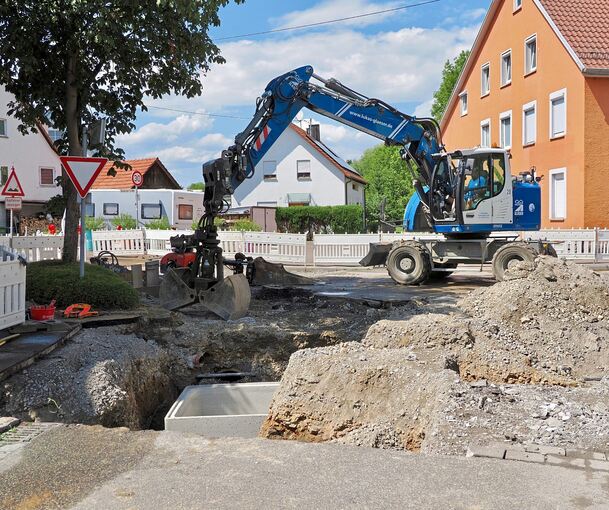 Zwei Wochen dauern die letzten Arbeiten im Zuge der Sanierung der Hochdorfer Ortsdurchfahrt.