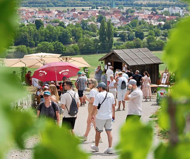 An den Genuss-Stationen herrscht reger Betrieb.