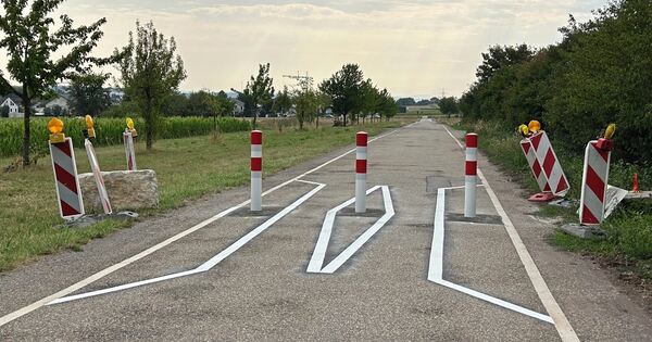 Bollards stop through traffic on the